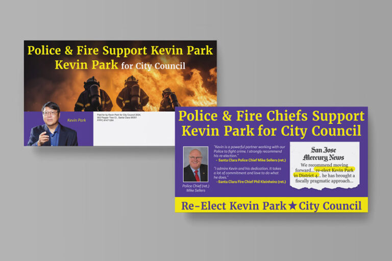Political Campaign Direct Mail Example – City Council Campaign – Campaign Postcard
